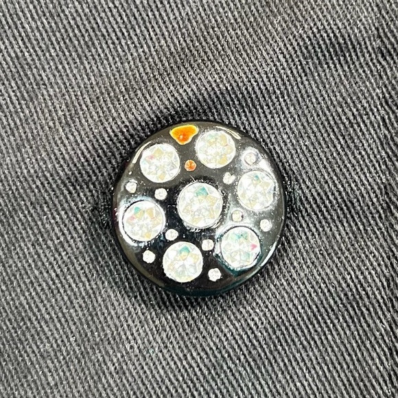 CACTUS FLOWER Women's Vintage‎ Style Animal Print Rhinestoned Button Up Size L - Picture 8 of 12